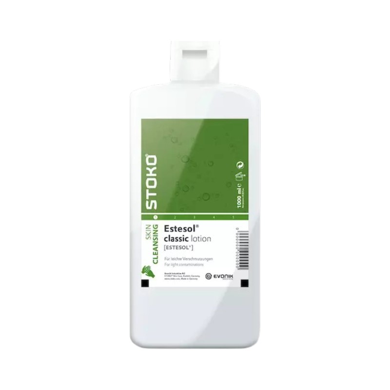 DEB STOKO Estesol Classic - Hautreiniger - Leichte Verschmutzung - Packung mit 9 x 1-Liter-Flaschen